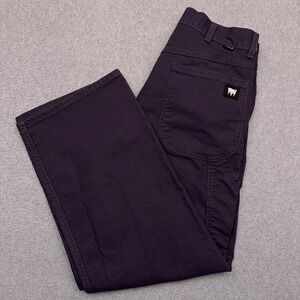 Levi's Skateboarding Cropped Carpenter Jeans Mens 29x27 Purple Ankle Relaxed Y2K